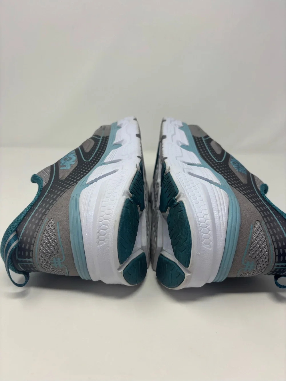 Hoka One One Conquest 3 Womens Sneakers Teal Gray Size 10